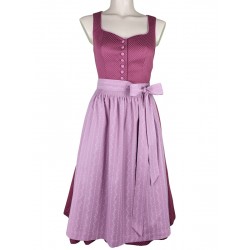 Turi - Dirndl Elisa in rosenholz mit rosé - 70 cm