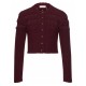 Krüger - Strickjacke Anjuli bordeaux mit Keulenarm