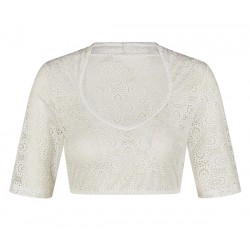 Nina von C. - Spitzen Dirndlbluse Daniela 1/2 Arm champagner