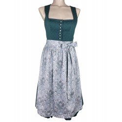 Wenger - Baumwoll Dirndl Anna in smaragd - 70 cm