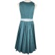 Wenger - Baumwoll Dirndl Anna in smaragd - 70 cm