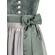 Krüger Collection - Dirndl Avara in oliv Samt - 70 cm