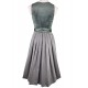 Krüger Collection - Dirndl Avara in oliv Samt - 70 cm