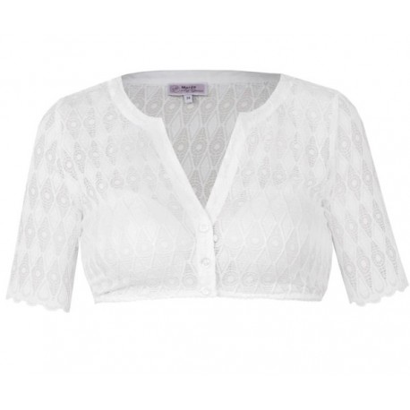 Marjo - Spitzen Dirndlbluse Halfing in offwhite