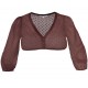 Marjo - Dirndlbluse Ahorntal bordeaux mit 3/4 Ballonarm