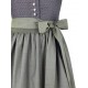 Wenger - Dirndl Karla in oliv mit schwarz - 70 cm