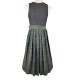 Wenger - Dirndl Karla in oliv mit schwarz - 70 cm