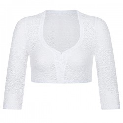 Waldorff - Dirndlbluse Kleo mit Herzausschnitt und 7/8 Arm