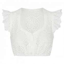 Waldorff - Dirndlbluse Flo mit Herz-Ausschnitt und Flügelarm