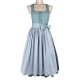 Hammerschmid - Baumwoll Dirndl Koflersee in Aqua - 70 cm