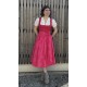 Hammerschmid - Dirndl Pillersee in korallenrot - 70 cm